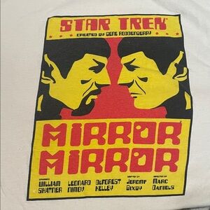 Star Trek Mirror Mirror Movie Poster Graphic Tee